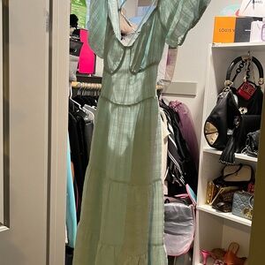 Forever 21 Mint Green Backless Dress